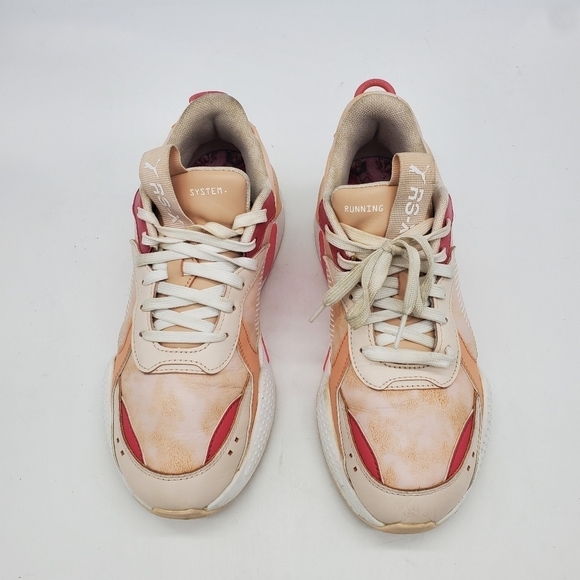 PUMA Shoes Womens 9 RS-X FESTIVAL 374530-01 White/Pink Sand Casual Running - Picture 6 of 13